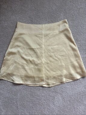 Women's Cream A-Line Skirt